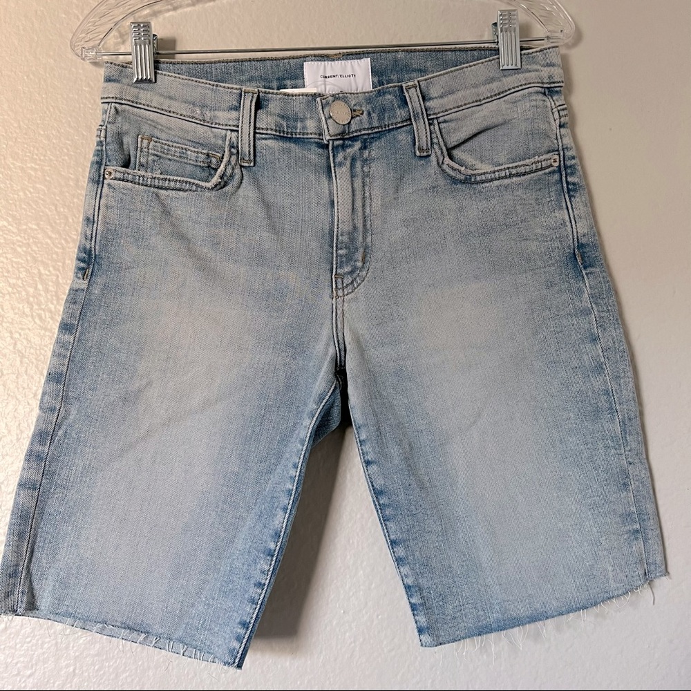CURRENT/ELLIOTT • The Cut Off Knee Short Size 27